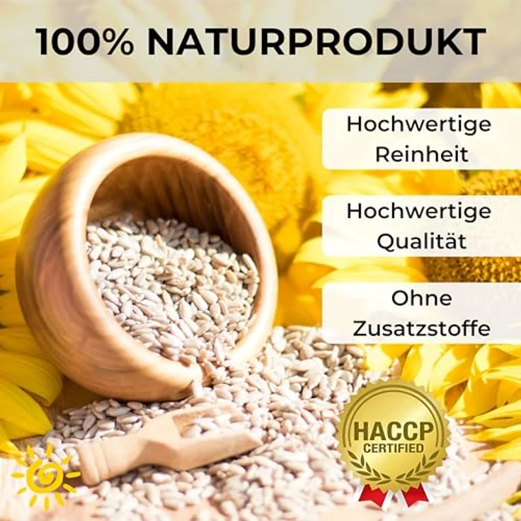 Boill Sonnenblumenkerne geschält 25 kg, 100% Naturprodukt ohne Zusatzstoffe, HACCP zertifiziert – Bild 4