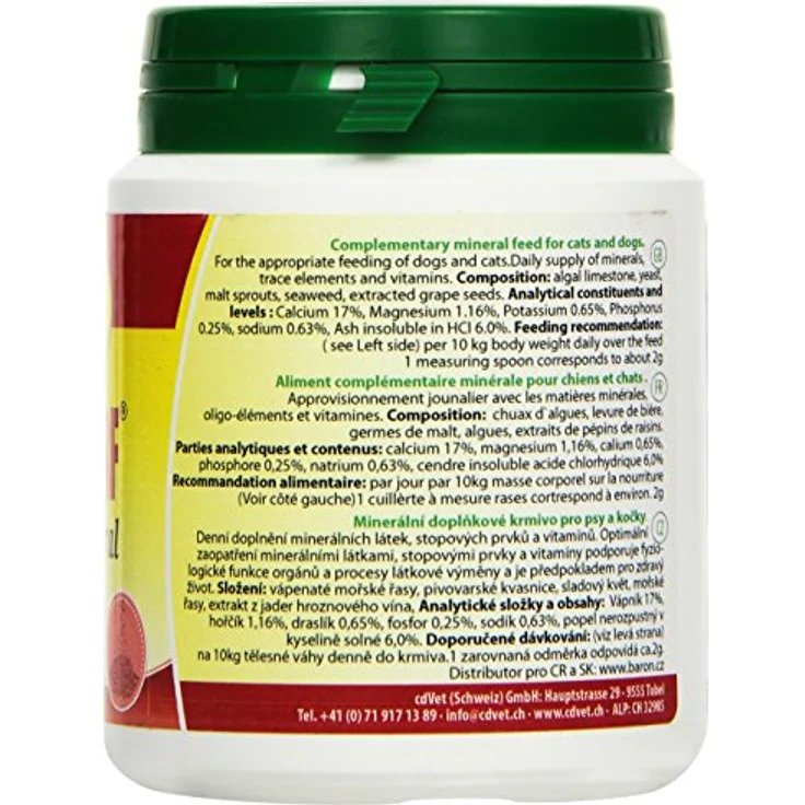 cdVet Fit-BARF MicroMineral 150g, Mineralstoff- und Vitaminzusatz für Hunde und Katzen – Bild 2