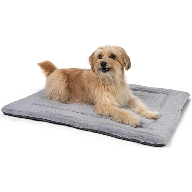 TrendPet Hundedecke Heaven Wendedecke für Hunde und Katzen, gefüttert, grau, 110x70 cm – Bild 2