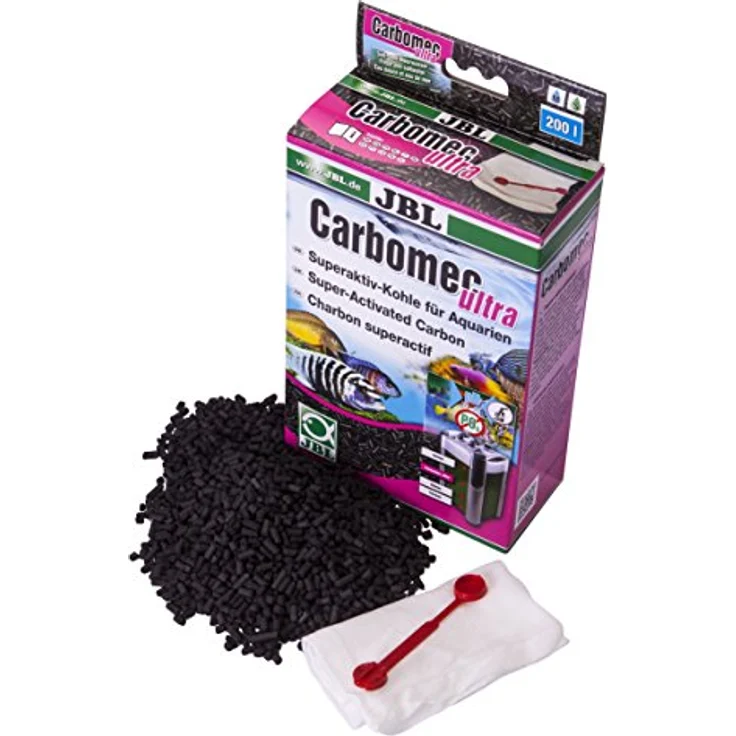 JBL Carbomec ultra 6235500, Superaktive Pelletierte Kohle für Meerwasser-Aquarienfilter, 800 ml, 100% phosphatfrei, pH-neutral – Bild 4