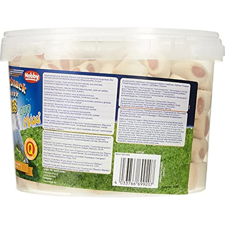 Nobby STARSNACK Cookies Duo Maxi, 1,3 kg Eimer für Hunde, ideal als Snack oder Belohnung – Bild 2