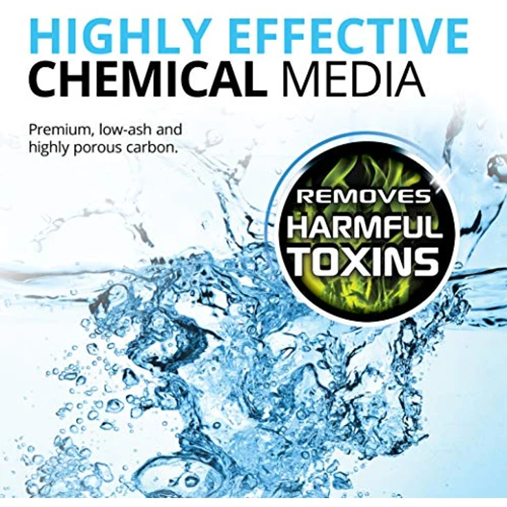 Fluval Premium Filtermaterial, 3 x 100g für Süß- und Meerwasseraquarien, schwarz – Bild 4