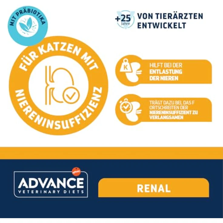 Affinity Advance Veterinary Diets Nieren-Nassfutter für Katzen, Diät-Alleinfuttermittel, Unterstützung der Nierenfunktion, 12 x 85 g – Bild 4
