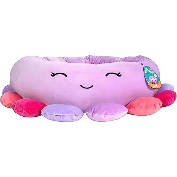 Squishmallows Pet Bed - Oktopus 76 cm, Hundebett + Katzenbett aus 100% Polyesterstoff, mehrfarbig – Bild 2