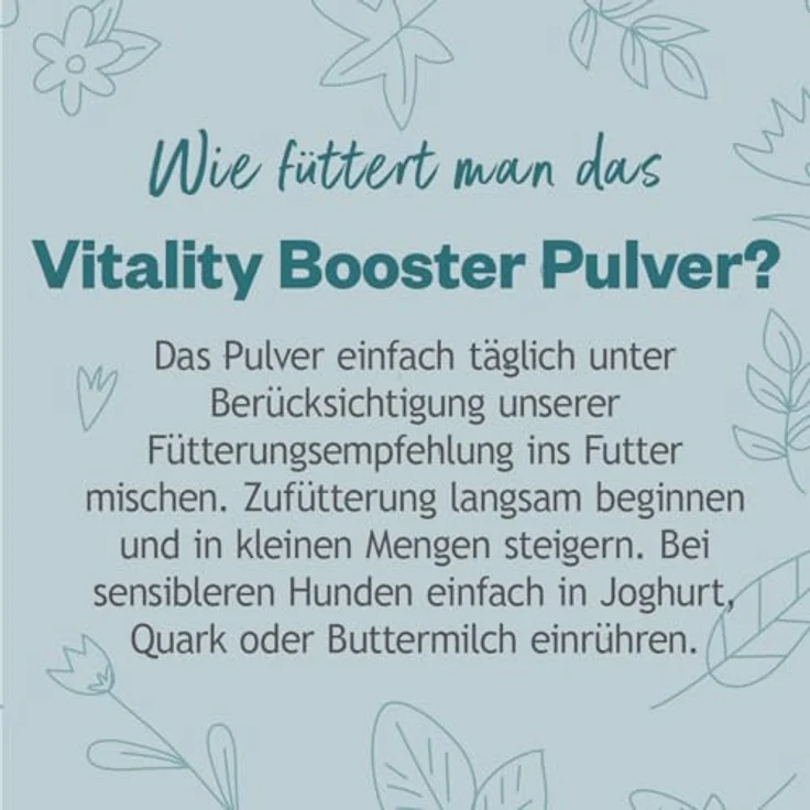 GRAU Hokamix Vitality Booster, Ergänzungsfuttermittel für Hunde, 2,5 kg, natürliche Kräuter-Pulvermischung zur Unterstützung von Stoffwechsel und Verdauung – Bild 5