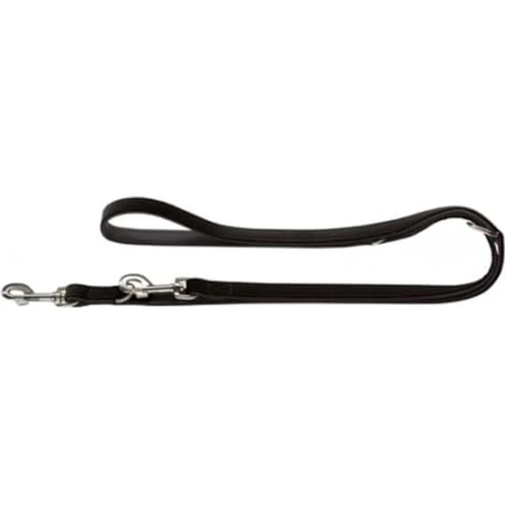 Hunter Verstellbare Führleine Softie schwarz 20 mm/200 cm – Bild 2