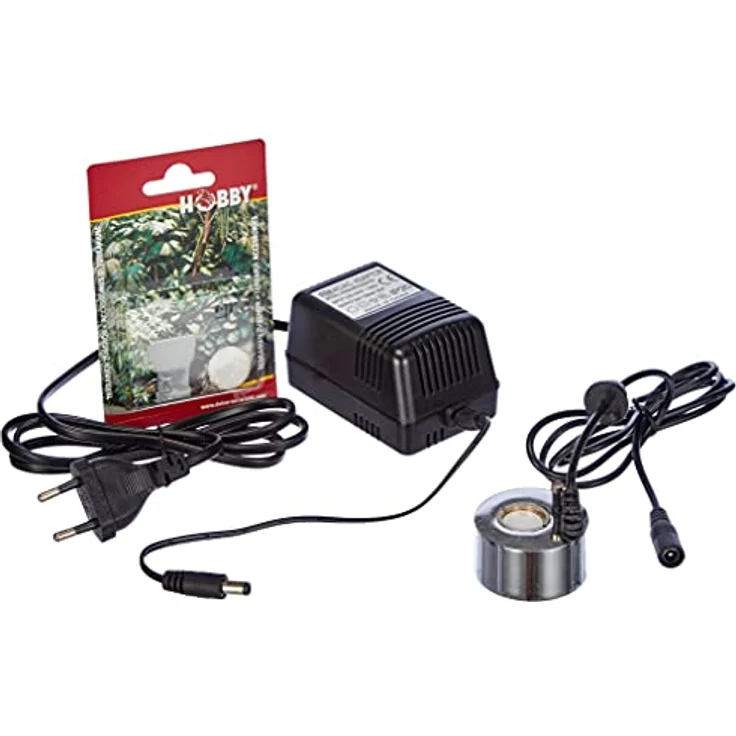 Hobby 37250 Hygro-Plus, Ultraschall Terrariennebler zur Feuchtigkeitssteigerung, inkl. Ersatzmembran – Bild 1