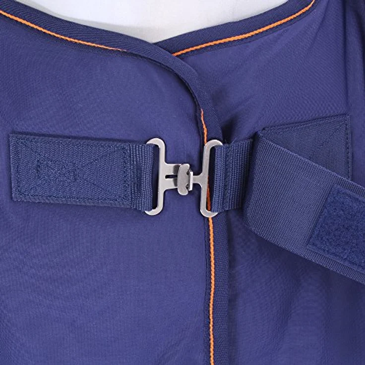 Bucas Recuptex Therapiedecke, Rückenlänge 155 cm, navy/orange – Bild 4