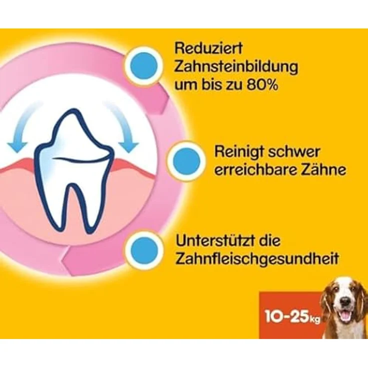Pedigree DENTASTIX Daily Oral Care, Zahnpflege Hundesnack, Multipack Mega Pack 10-25kg, 105 Stück (15x7 Stück) – Bild 2