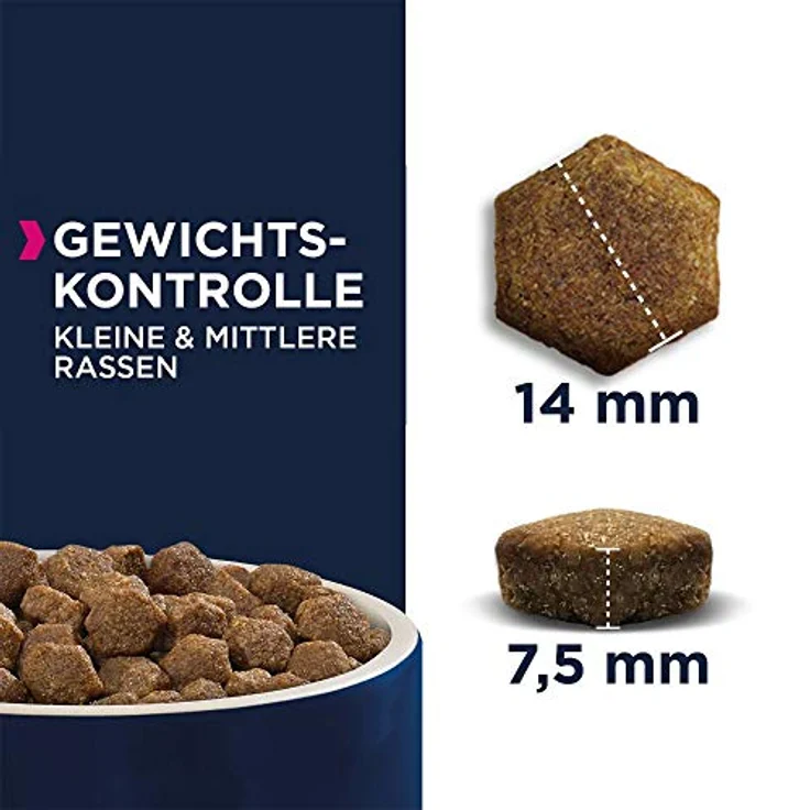 Eukanuba Daily Care Weight Control, fettarmes Hundefutter für kleine & mittelgroße Rassen, zur Gewichtskontrolle oder Diät, 2,3 kg – Bild 3