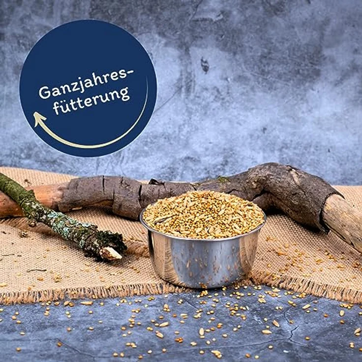 Lyra Pet® Wellensittichfutter 10 kg, Alleinfutter für Ziervögel, nährstoffreich & artgerecht, Energiespender für Wellensittiche – Bild 3