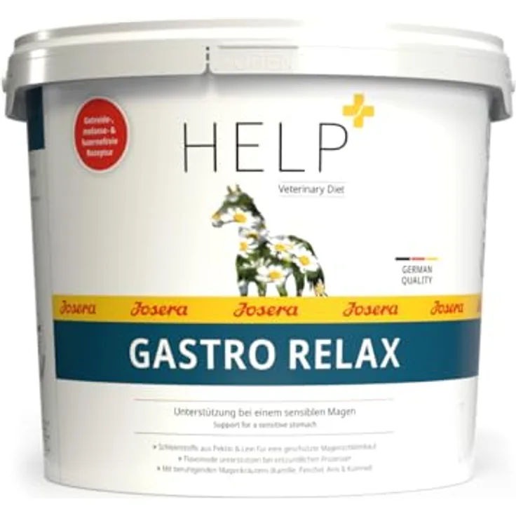 JOSERA Help Gastrorelax, Ergänzungsfutter für sensible Mägen, 3 kg, mit Flavonoiden und beruhigenden Kräutern