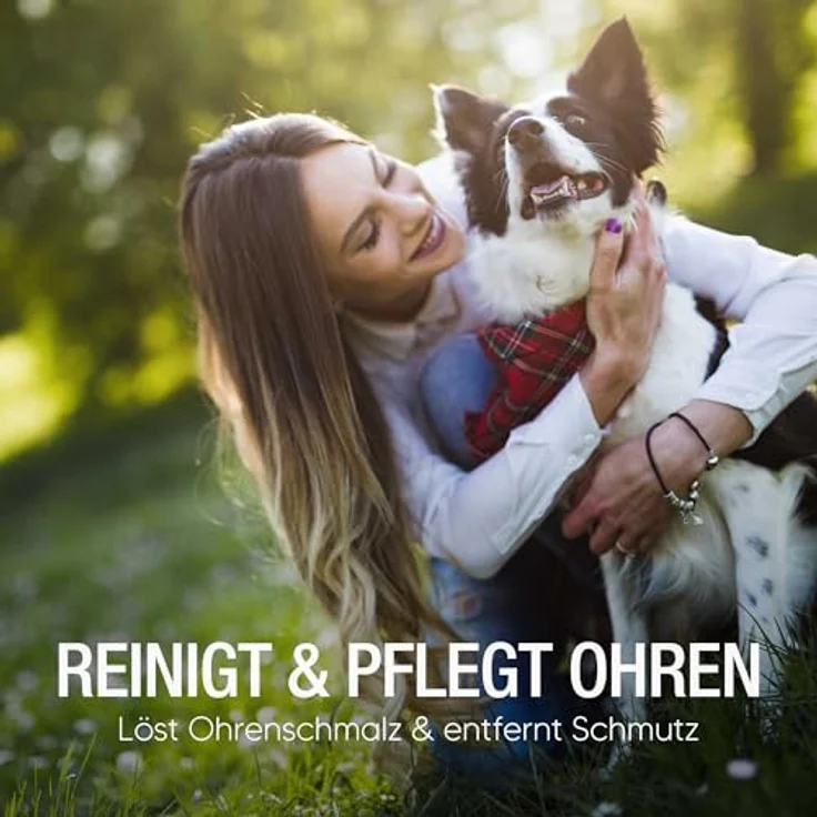 Pawlie's Ohrenreiniger Hund, Natürlicher Ohrreiniger mit Propolis & Meerrettichextrakt, sanfte Ohrenpflege für Hunde & Katzen, 100 ml – Bild 3
