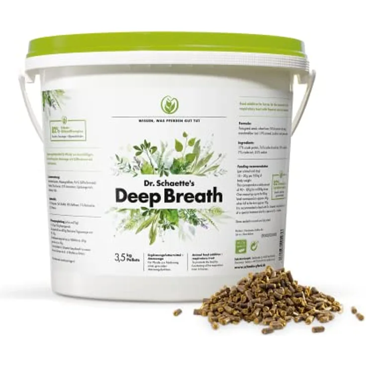 Dr. Schätte's Deep Breath, Pferdefutter mit wertvollen Kräutern für Atemwegsgesundheit, 3,5kg