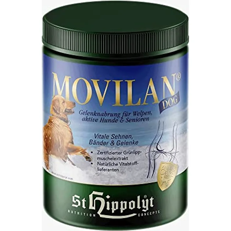 St. Hippolyt Movilan Dog, Ergänzungsfuttermittel zur Vermeidung von Bindegewebsmangel, 1 kg