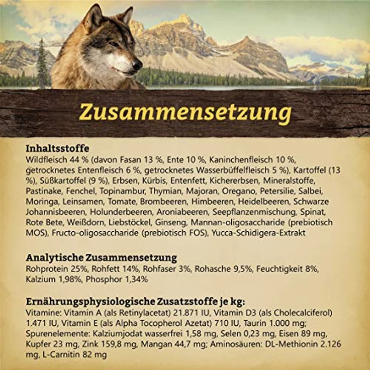 Wolfsblut Hunters Pride Adult, Hunde-Trockenfutter mit Vitaminen und zartem Geflügel, 12,5kg – Bild 3