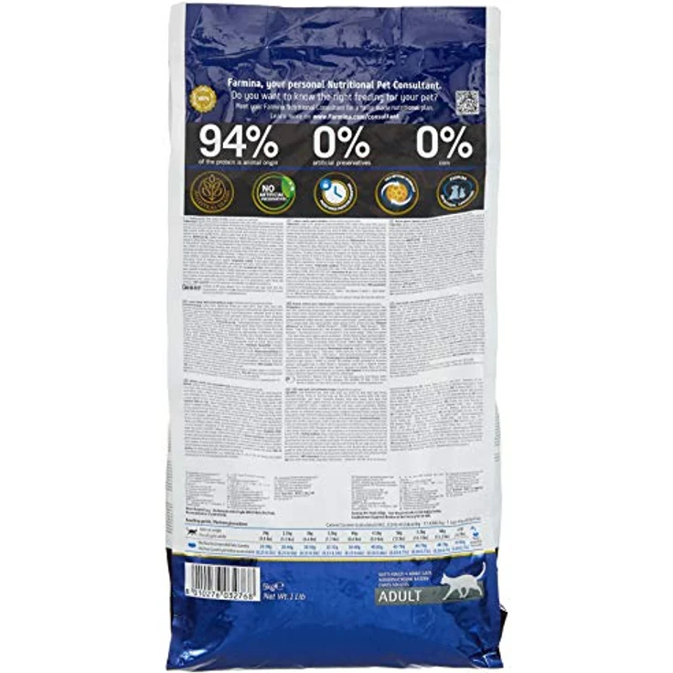 Farmina N&D Cordero y Arándano Adult Cat Low Grain, Trockenfutter mit Lamm und Heidelbeeren, 5 kg – Bild 2