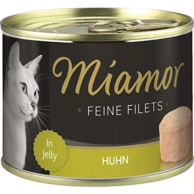 Miamor Feine Filets 6 x 185 g, Katzen-Nassfutter mit Huhn, hochbekömmlich und fettreduziert – Bild 2