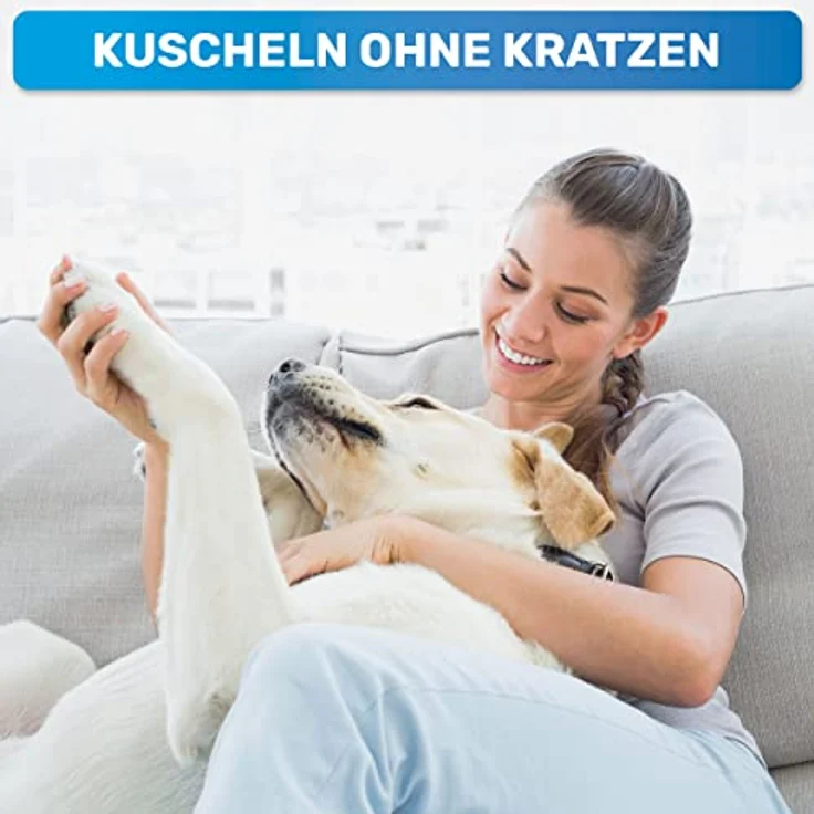 BluePet Krallenfeile für Hunde und Katzen, professionelle Nagelfeile aus rostfreiem Stahl, grob & fein, ergänzende Krallenpflege für alle Haustiere – Bild 4
