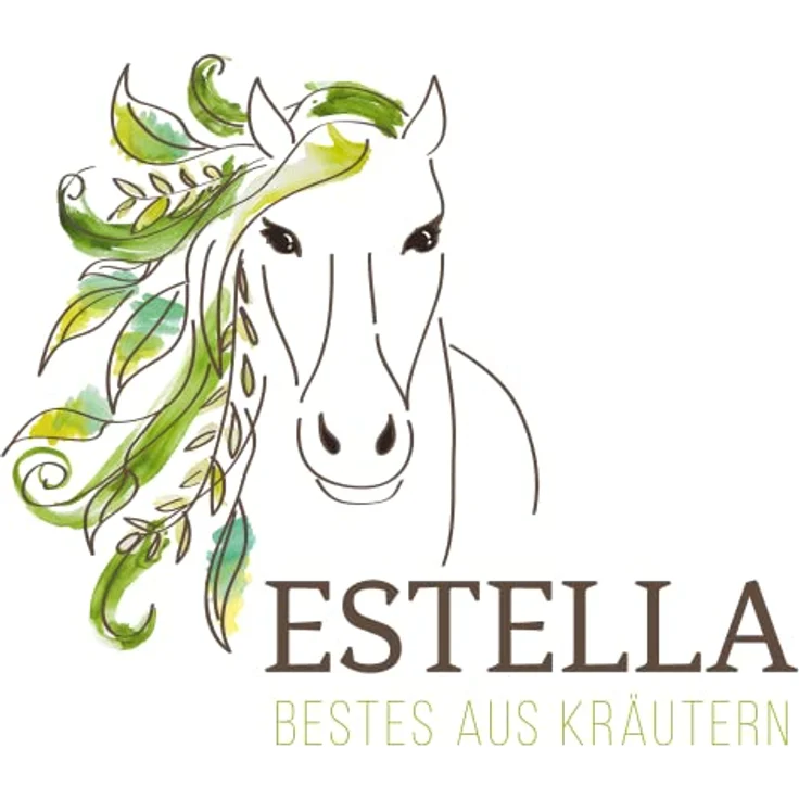 Estella Herz/Kreislaufsaft, 1 l – Ergänzungsfuttermittel für Pferde mit hochwertigen Kräutern wie Rosmarin und Melisse, ideal für ältere und geschwächte Tiere – Bild 2