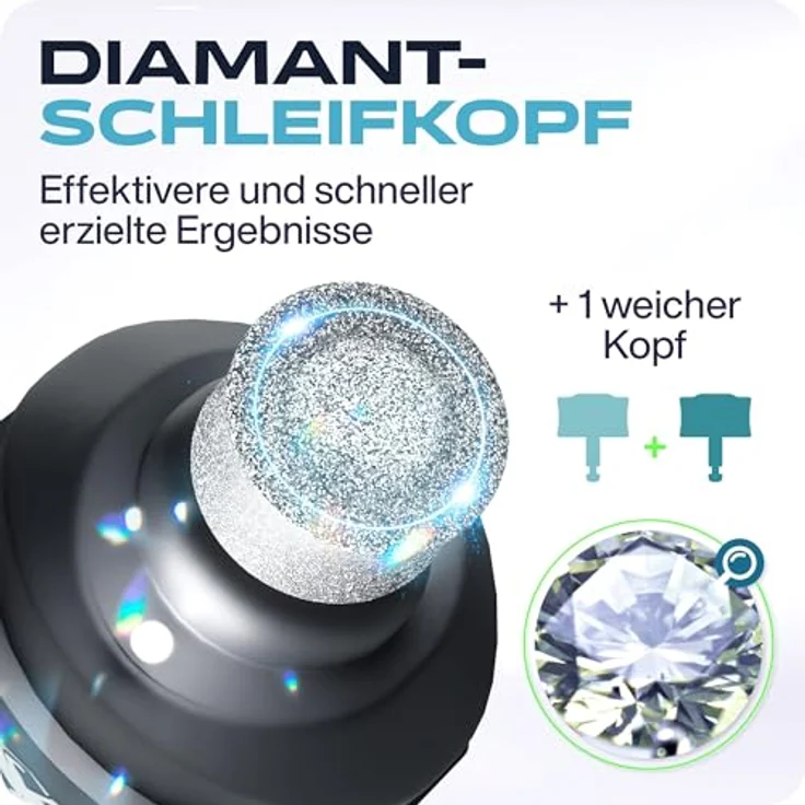 PETPROVED Krallenschleifer für Hunde, Elektrisch mit LED-Licht, 2 Geschwindigkeiten, grau – Bild 2
