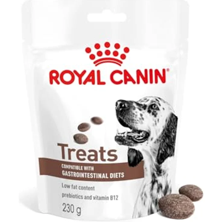 Royal Canin Veterinary Gastrointestinal Treats, 3er Pack mit 3 x 230 g, Snacks für Hunde, niedriger Fettgehalt, mit Präbiotika und Vitamin B12, im wiederverschließbaren Beutel – Bild 2