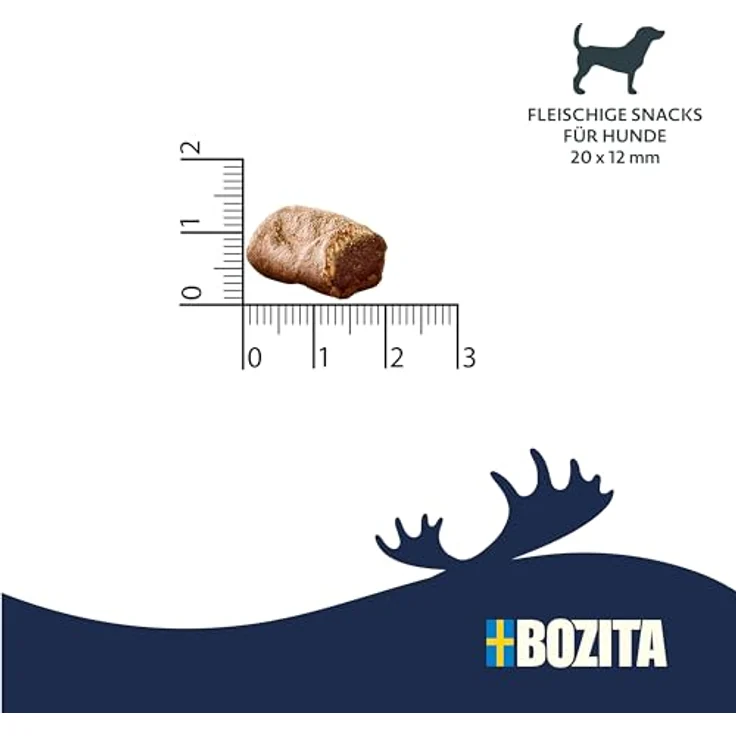 Bozita Meaty Bites Lamm, getreidefreier Hundesnack mit hohem Fleischanteil, 70 g – Bild 4