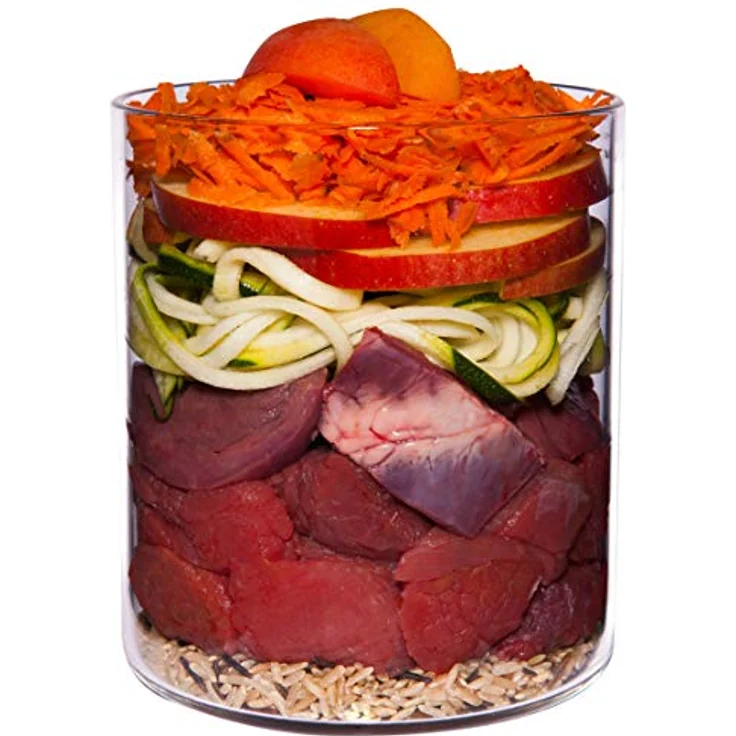 Terra Canis Sparpaket Hundefutter, Rind mit Karotten, Apfel & Naturreis, 12 x 800 g – Bild 2