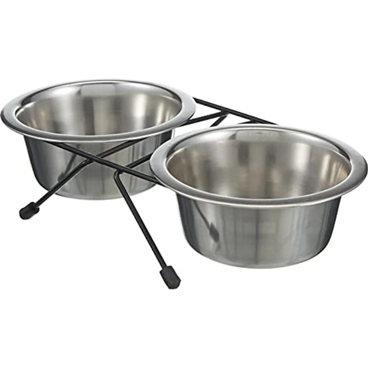 Trixie Napf-Set Eat on Feet 2 × 0,45 l/ø 12 cm – Bild 3