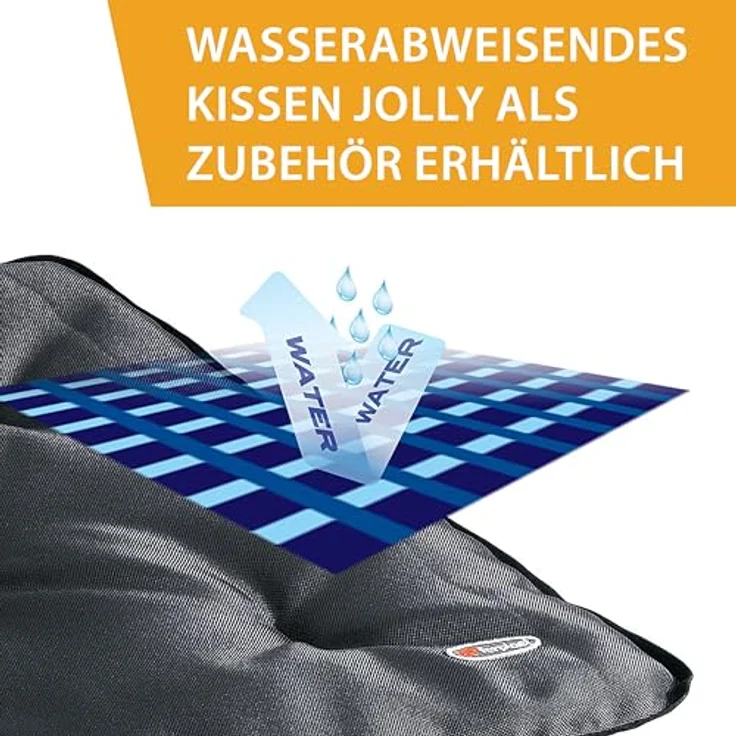 Ferplast Autotransportbox Atlas Car, Hunde-Transportbox mit abnehmbaren Gittertüren, grau, B 72 x T 41 x H 51 cm – Bild 3