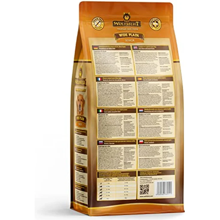 WOLFSBLUT Wide Plain Senior, Hundefutter für ältere Hunde mit Pferd und Süßkartoffel, 2 kg, getreidefrei und leicht verdaulich – Bild 2