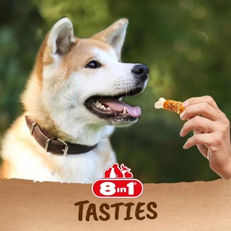 8in1 Tasties Huhn Calcium Bones, Hundesnacks in Form von Kauknochen, Sparpaket 3 x 85 g, proteinreich und ohne Zusatzstoffe – Bild 7