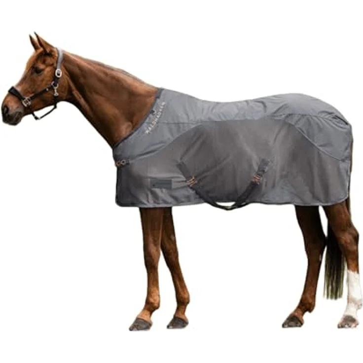 WALDHAUSEN Regen-Fliegendecke Comfort, atmungsaktive Insektenschutzdecke aus luftdurchlässigem Mesh, 155 cm, grau – Bild 1