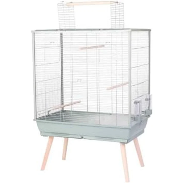 ZOLUX Käfig NEOLIFE 80, Vogelkäfig in Grün, 81 cm x 48 cm x 48 cm – Bild 1