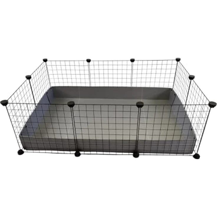 C&C Modular Gehege, Robuster Edelstahl-Käfig für Meerschweinchen, geeignet für den Einsatz im Freien – Bild 1