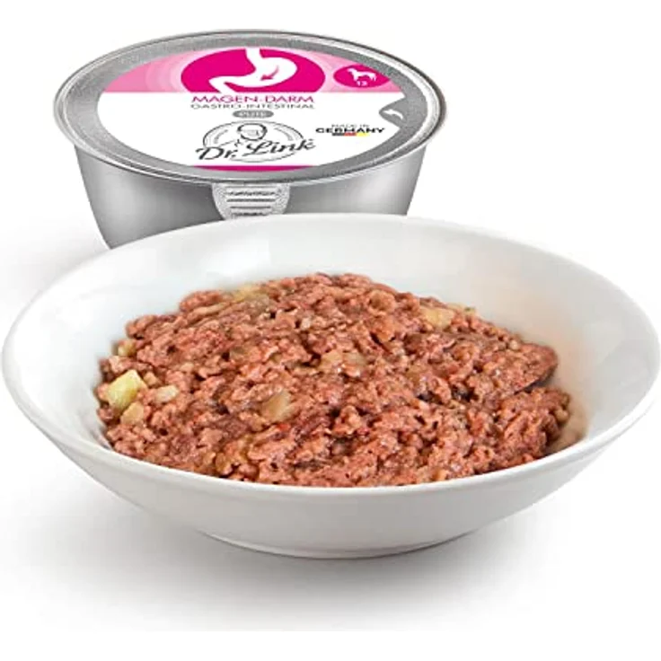 Dr. Link Spezial-Diät Hundefutter, Proteinquelle Pute für empfindliche Hunde, leicht verdaulich, 10x125g Schale – Bild 4