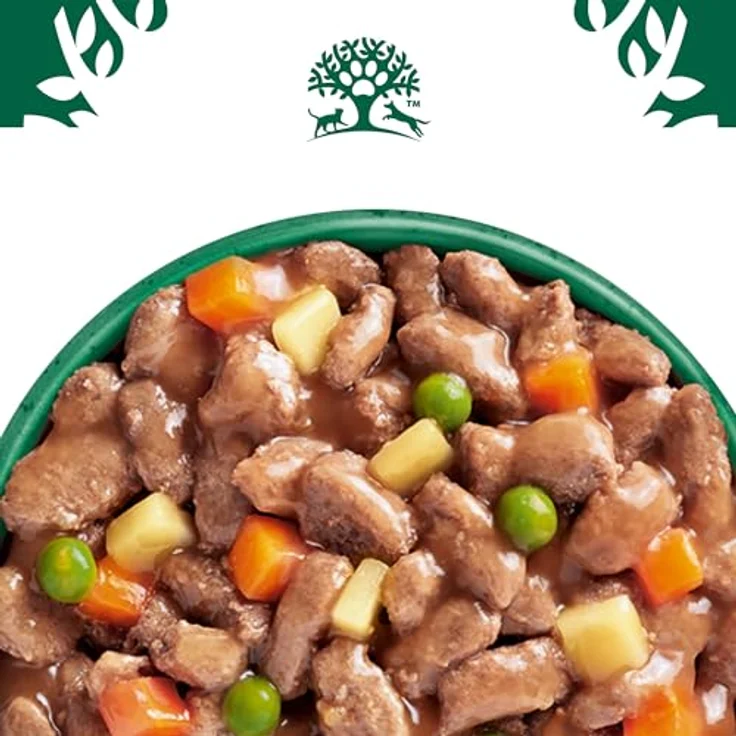 James Wellbeloved 12 x 90g Hund Nassfutter Portionsbeutel, Getreidefrei, Lamm & Huhn mit Gemüse in Sauce, hypoallergen, unterstützt gesunde Verdauung – Bild 4