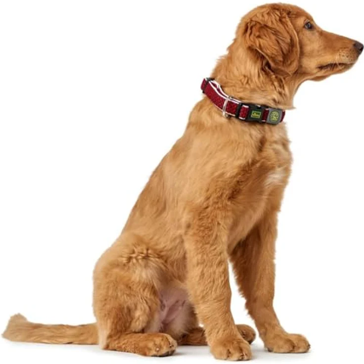 Hunter Hunde-Halsung Hilo Vario mit Zugentlastung rot L-XL – Bild 3