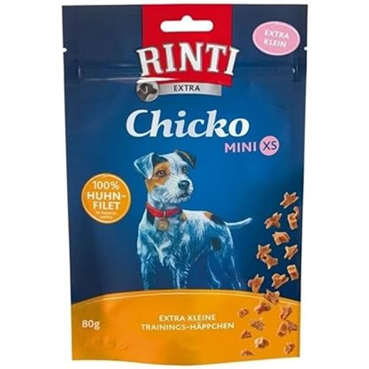 Rinti Extra Chicko Mini XS Huhn, Hunde-Trockenfutter, 80 g – Bild 2