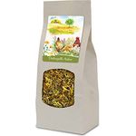 JR FARM Garden Dottergelb-Maker, Vogelsnack zur Förderung goldgelber Eidotter, 100 g, mit Löwenzahn und Rosmarin