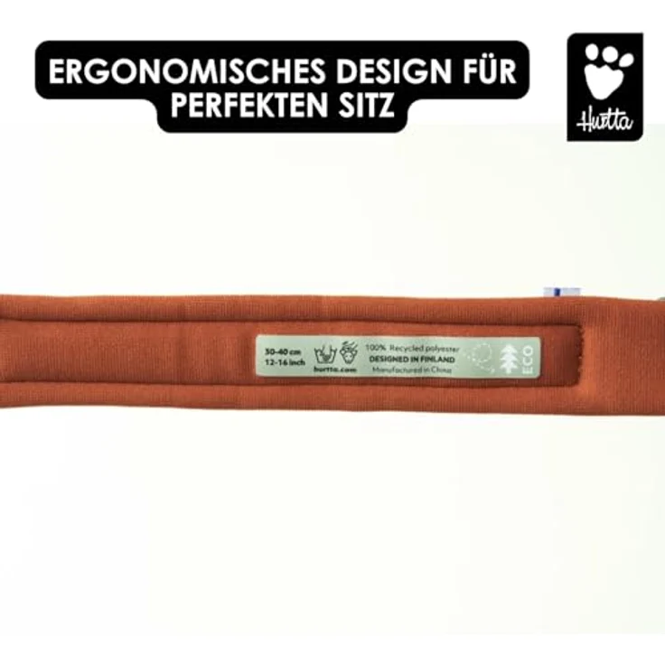 Hurtta Casual Hundehalsband ECO nachhaltigem Hundehalsband (25-35 cm, Cinnamon) – Bild 5