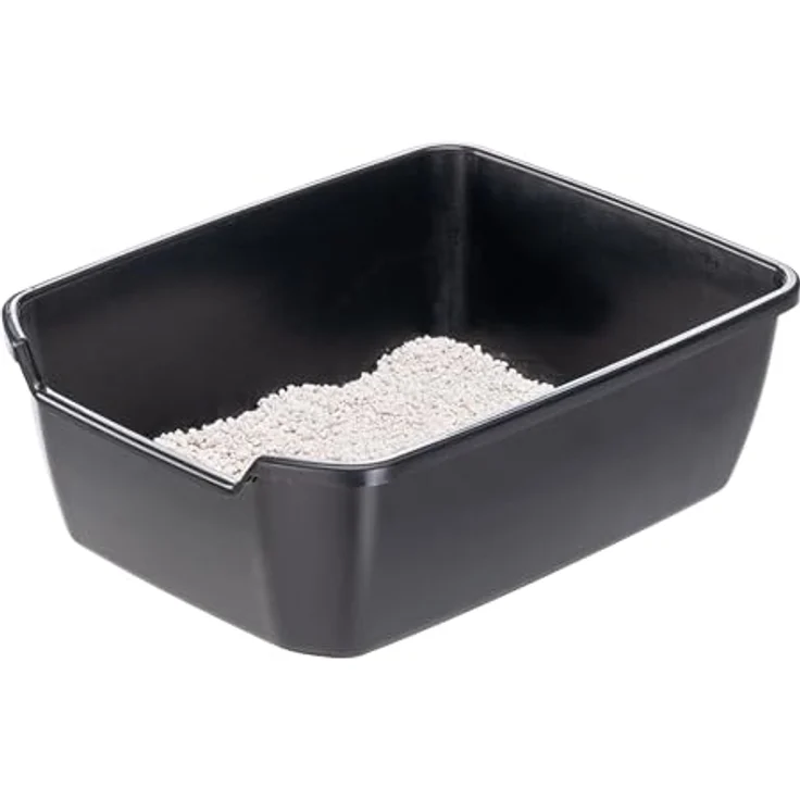 Ferplast Nip Katzenklo, offene Katzentoilette mit hohem Rand, leicht zu reinigen, aus robustem Kunststoff, L 46 x B 36 x H 16 cm, verschiedene Farben verfügbar – Bild 4