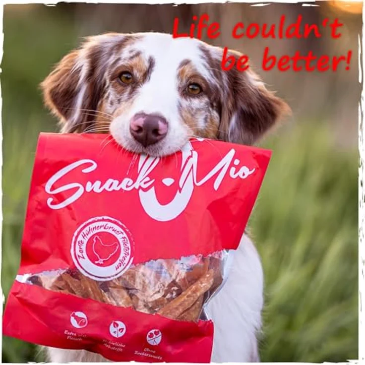 SNACKOMIO SnackOMio – Premium Hundesnack – krosse Hühnerfüße, getreidefrei, lufttrockene Naturbelohnung, 1er Pack (1 x 700g) – Bild 3