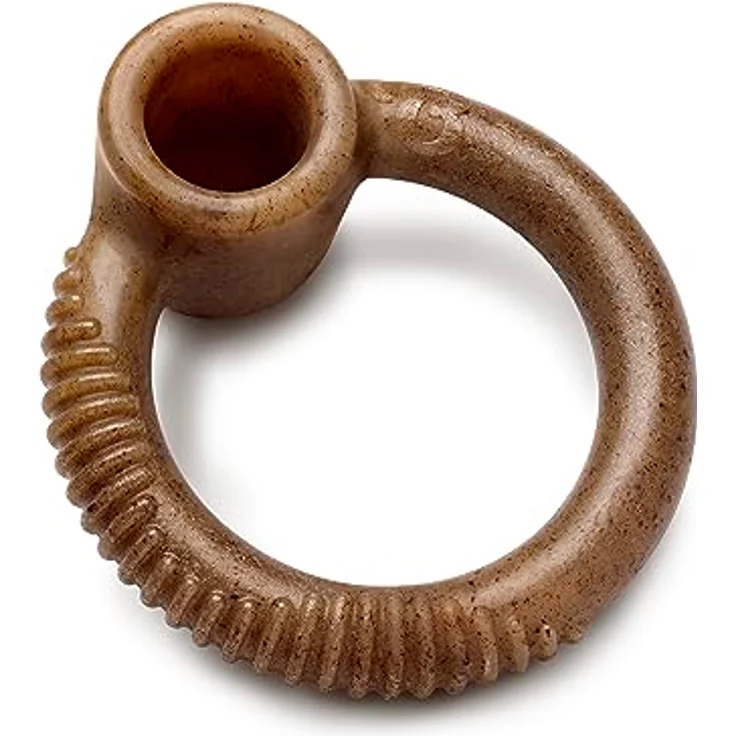 Benebone Ring, unzerstörbares Kauspielzeug für aggressive Kauer mit echtem Speckgeschmack, für kleine Hunde bis 30 Pfund – Bild 1