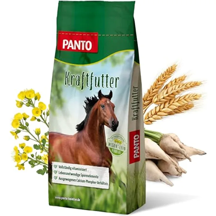 PANTO Formel A Pferdefutter 25 kg – Allroundpellet für Krippenfütterung, 5mm Pelletfutter mit wichtigen Vitaminen & Spurenelementen