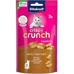 Vitakraft Katzensnack Crispy Crunch mit Malz, 4x60g, für gesunde Haarballen-Vorbeugung