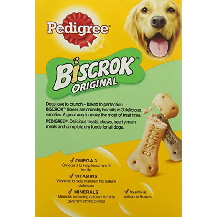 Pedigree BISCROK™ Karton Multi Mix 500g, Hunde Snack mit verschiedenen Geschmacksrichtungen – Bild 3