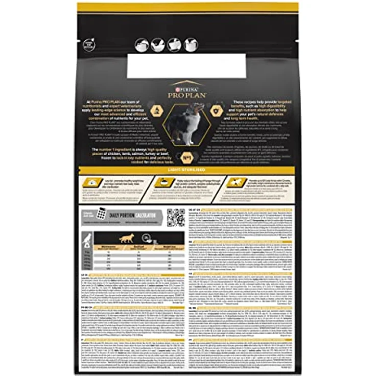 Pro Plan 10745/4154, Trockenfutter für Hunde aller Größen, reich an Hähnchen, Light für erwachsene Hunde, 3 kg – Bild 4