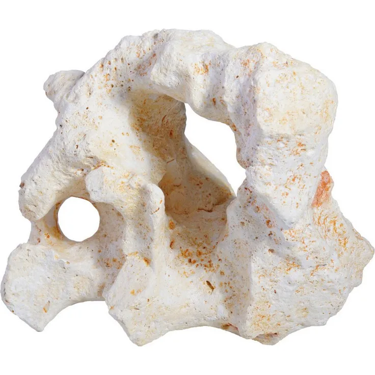 HOBBY Aquariendeko Cavity Rock 3, naturgetreue Dekoration mit Hohlräumen für Aquarien und Terrarien, 13 x 10,5 x 11,5 cm