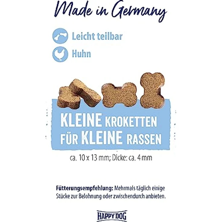 Happy Dog NaturCroq Mini Snack Puppy, 100g, langlebig und robust – Bild 3
